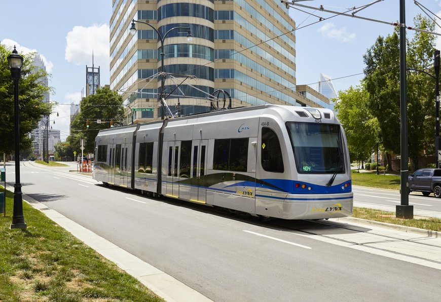 SIEMENS MOBILITY BATTERY HYBRID OPERATED STREETCARS ENTER REVENUE SERVICE IN CHARLOTTE, NORTH CAROLINA
